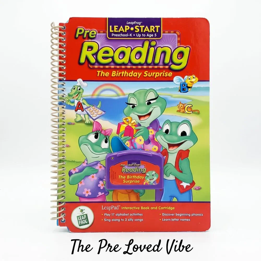 Leap Frog Leapstart Pre Reading BOOK CARTRIDGE The Birthday Surprise